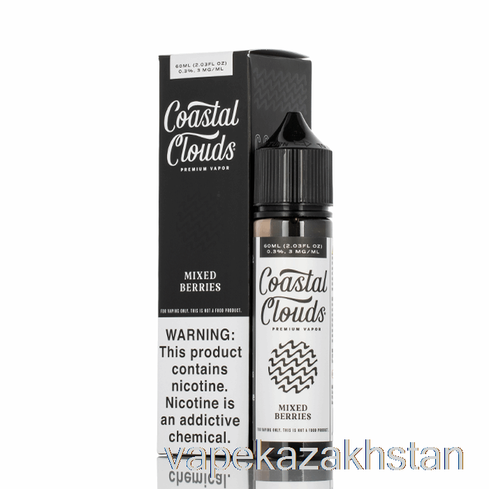 Vape Disposable Mixed Berries - Coastal Clouds Co. - 60mL 6mg